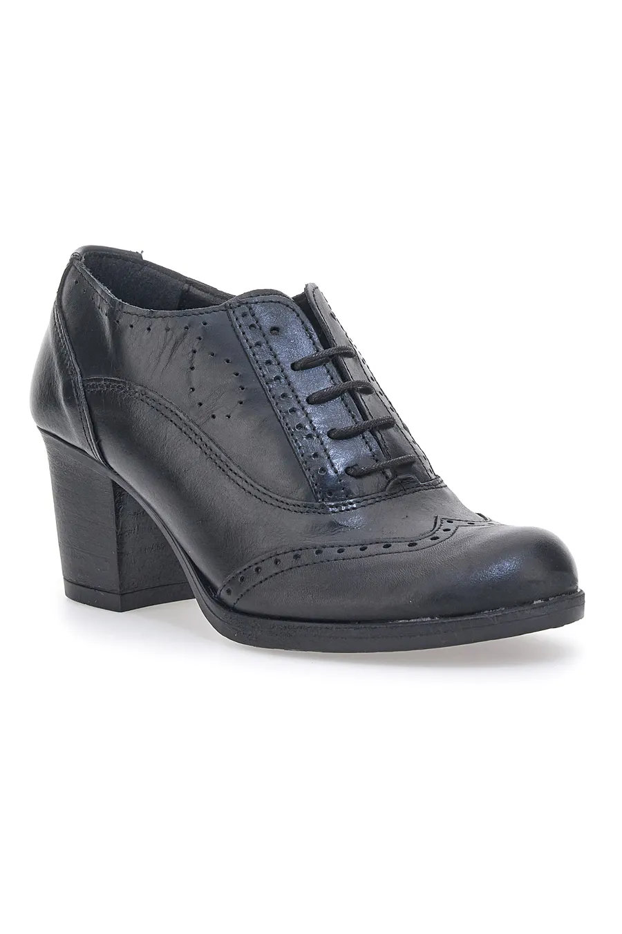 Stringate con Tacco Pittarello Class 151 Nere