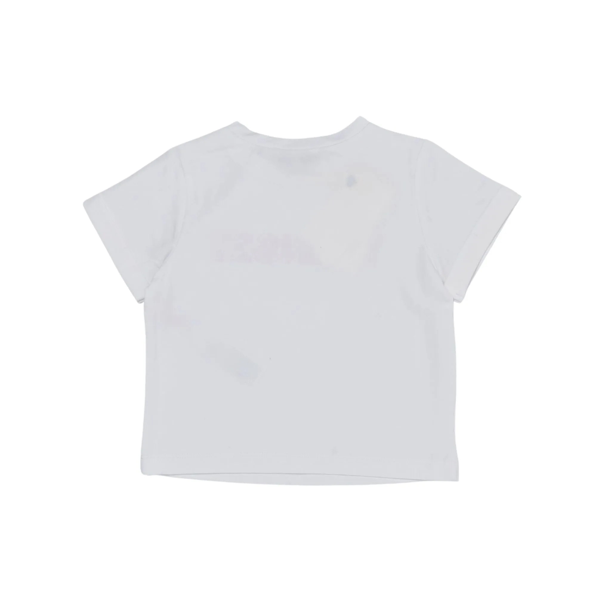 T-Shirt Bambina con logo fantasia