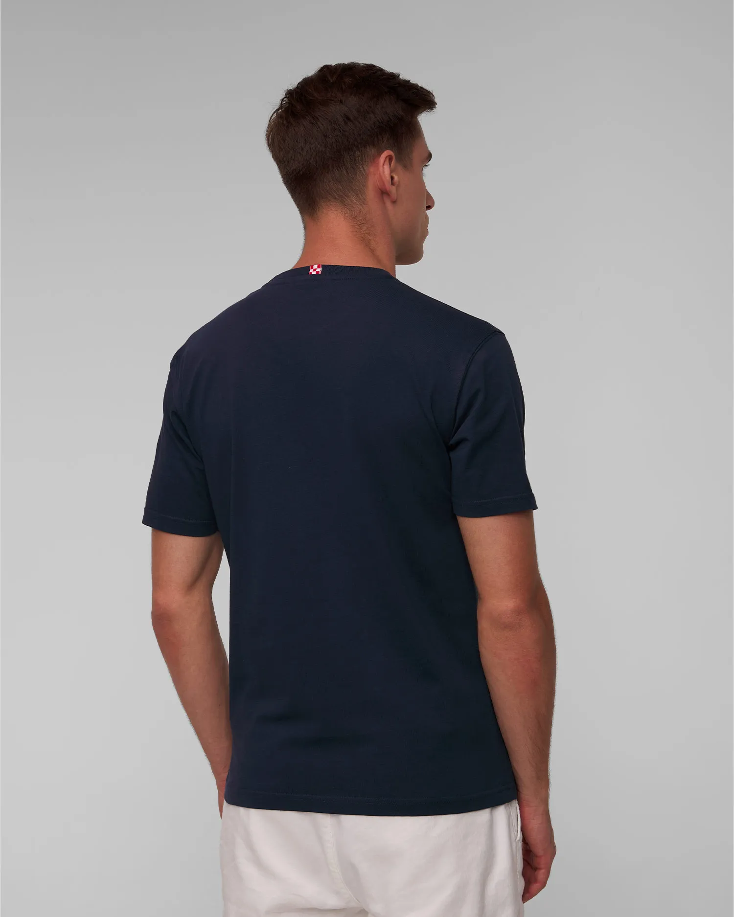 T-shirt blu scuro da uomo MC2 Saint Barth TSHM001-04264f