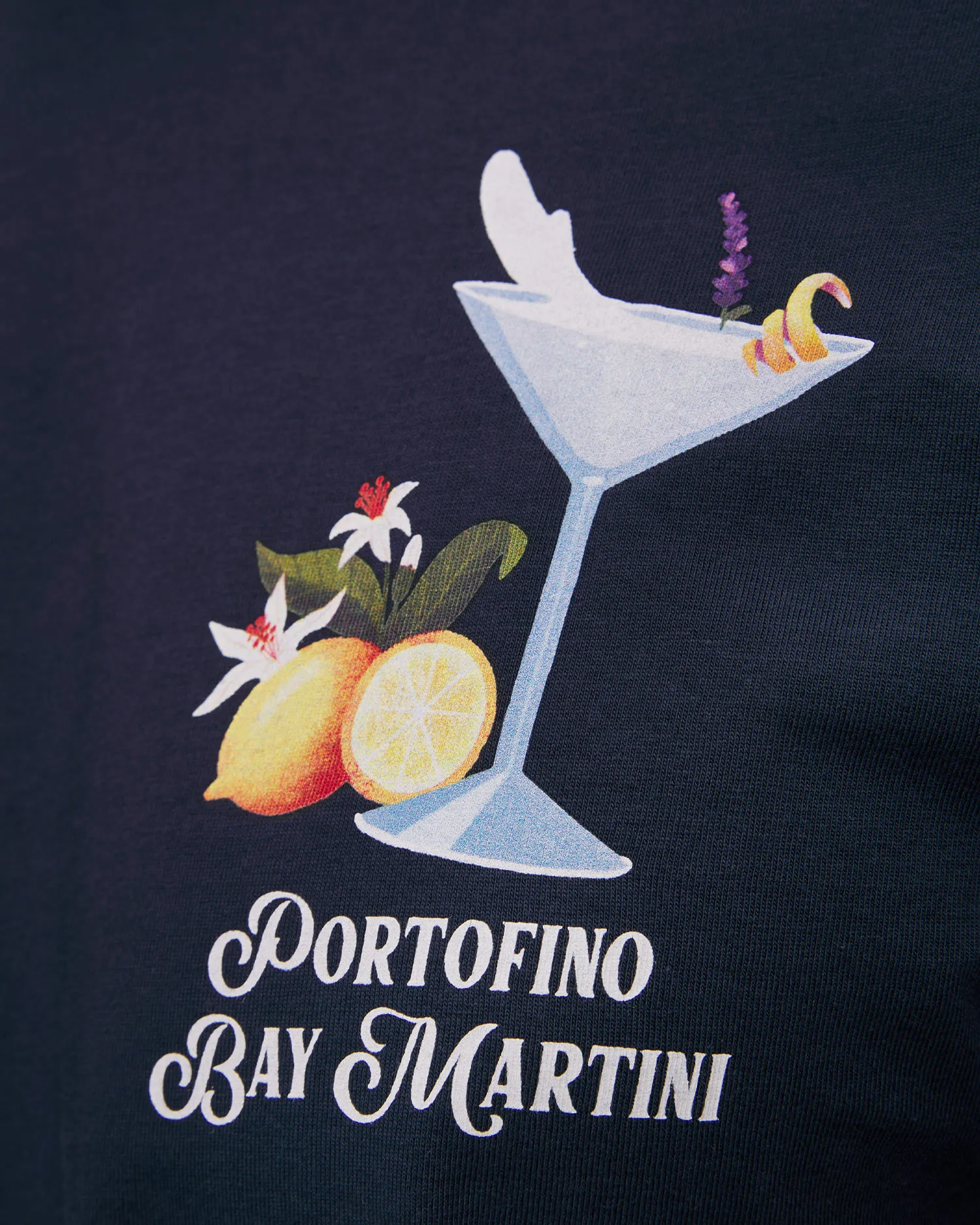 T-shirt blu scuro da uomo MC2 Saint Barth TSHM001-04264f