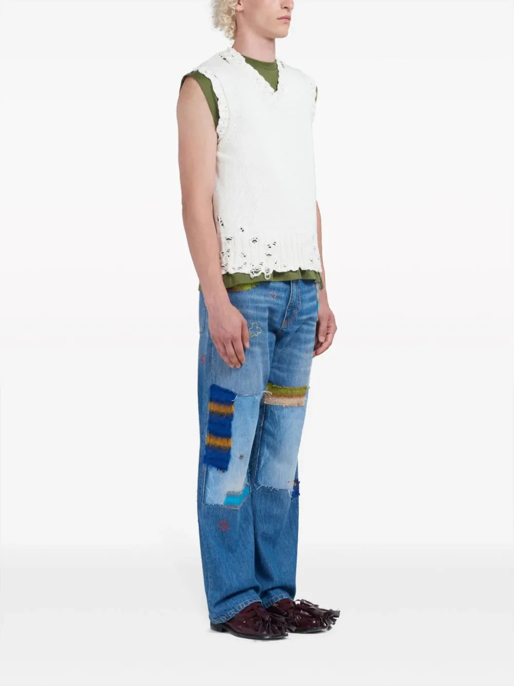 T-shirt con logo Marni Dripping