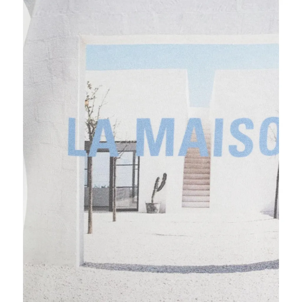 T-shirt con stampa bianco
