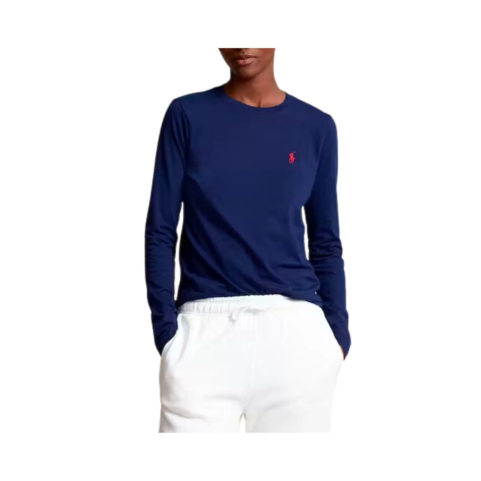 T-shirt Donna manica lunga Blu