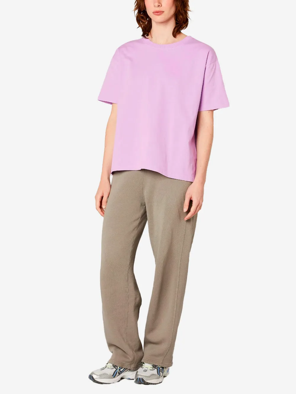 T-shirt girocollo Fizvalley rosa