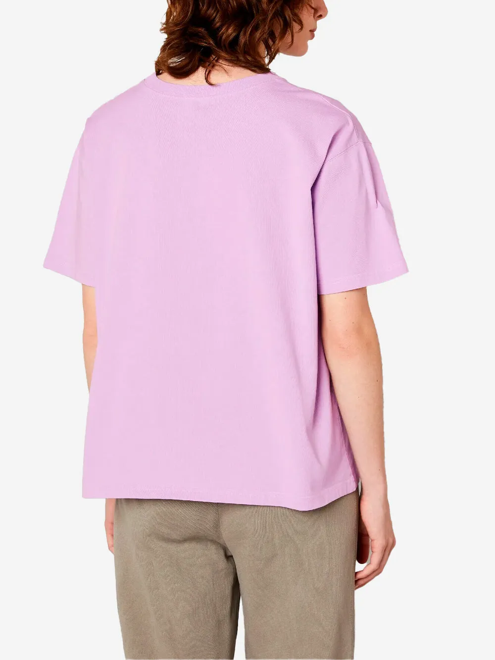 T-shirt girocollo Fizvalley rosa