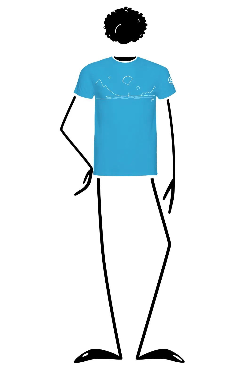 --T-shirt men “Glide” HASH-