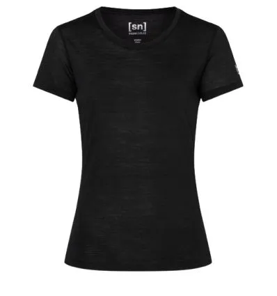 T-shirt SUPER.NATURAL W SIERRA140 TEE (Jet Black) Donna