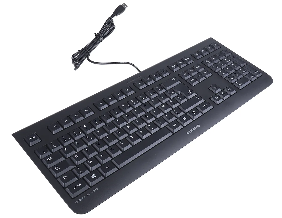 Tastiera Nero Cablato USB CHERRY, AZERTY Standard