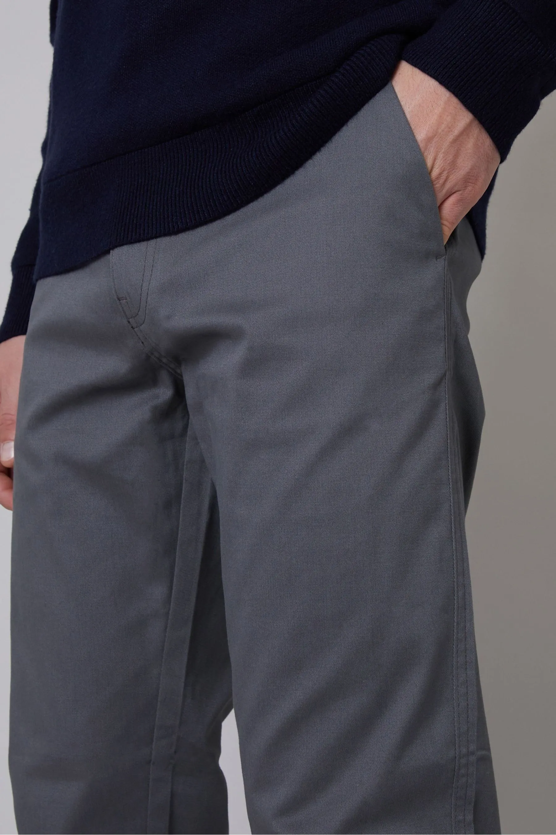 Threadbare cotone vestibilità regular - Vestibilità Pantaloni chino elasticizzata