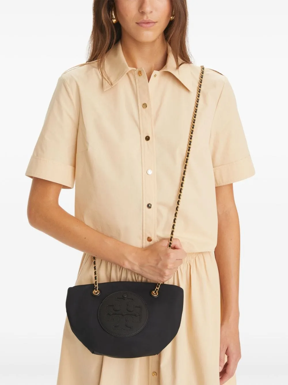 Tory Burch Borsa Nero Donna Ella Piccola