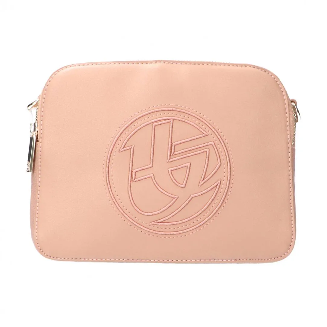 tracolla Heron leather Rosa