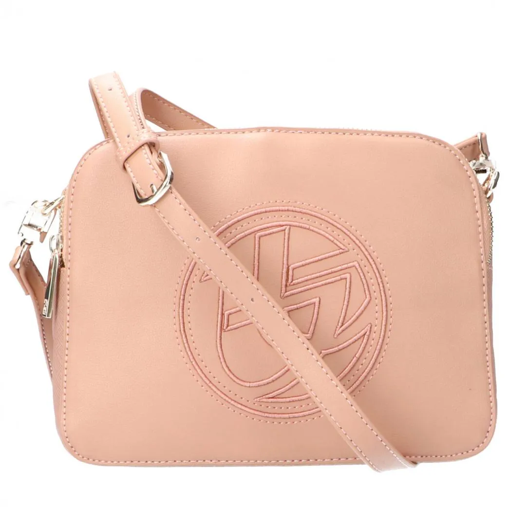 tracolla Heron leather Rosa