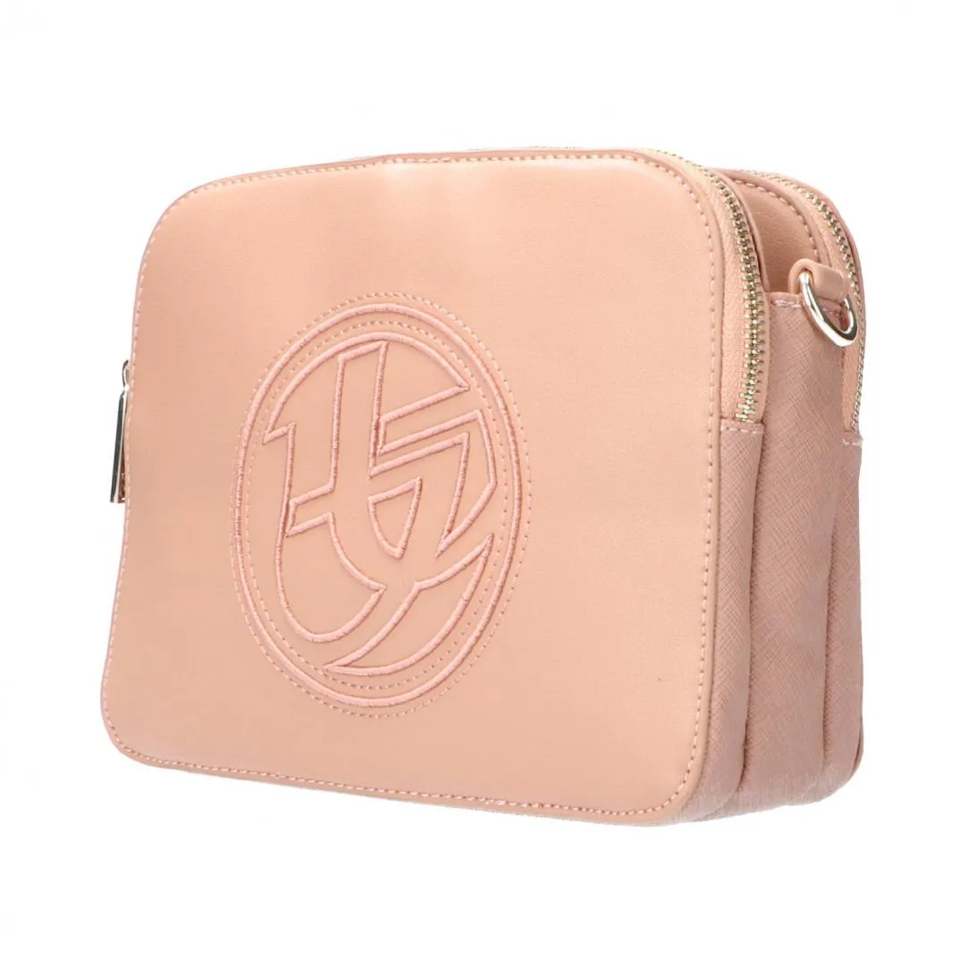tracolla Heron leather Rosa
