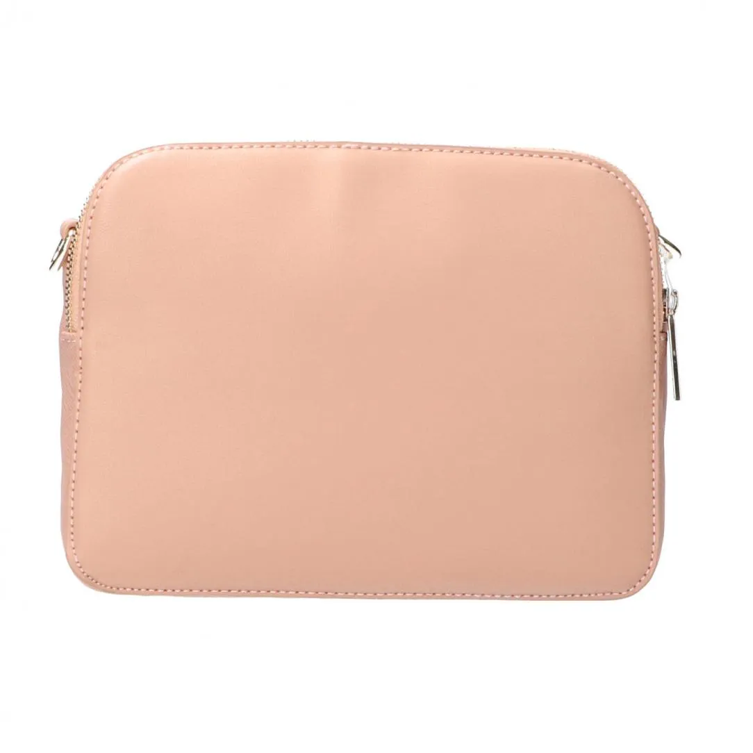 tracolla Heron leather Rosa