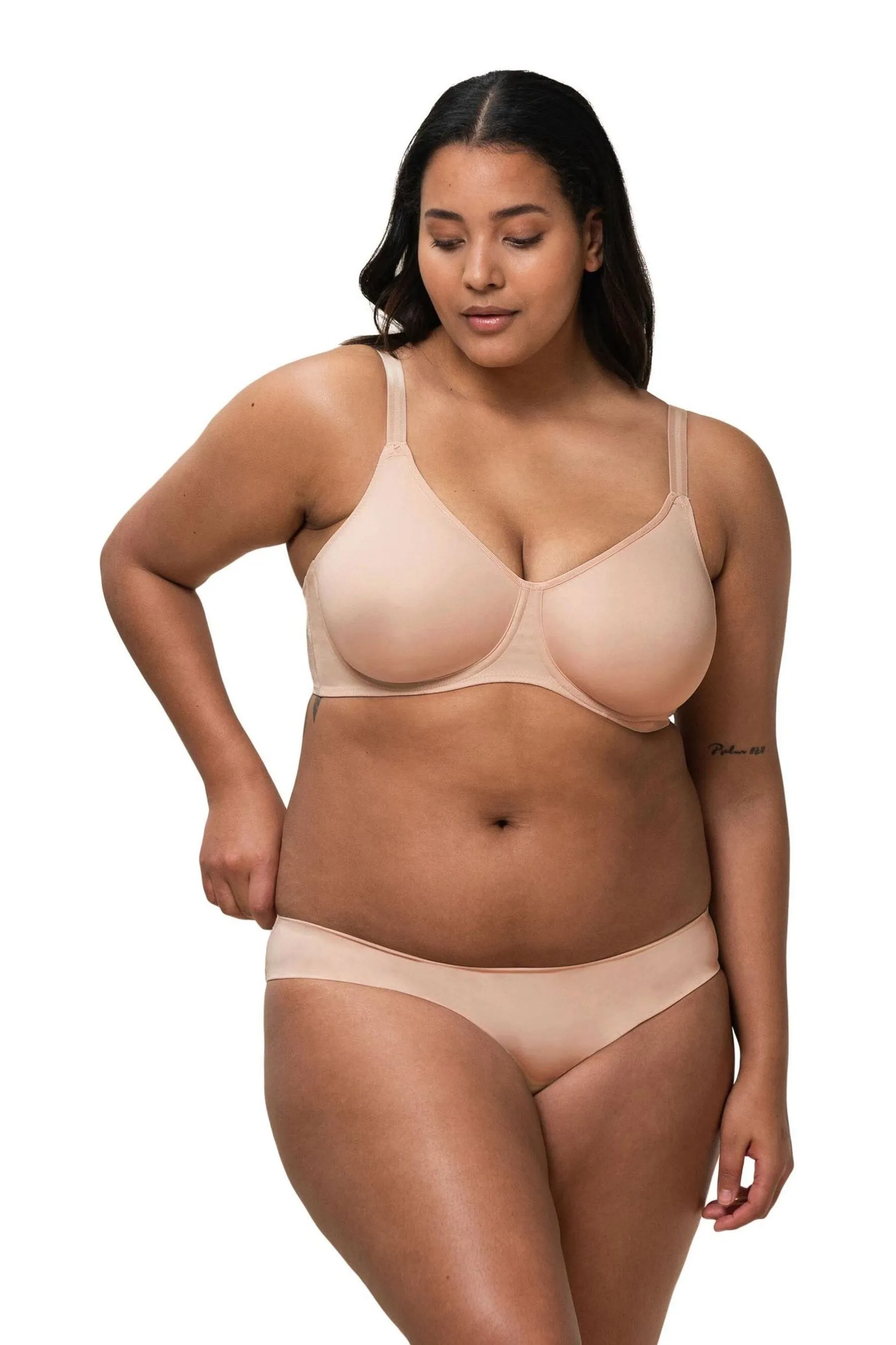 Triumph color carne - Urban - Reggiseno minimizer in microfibra