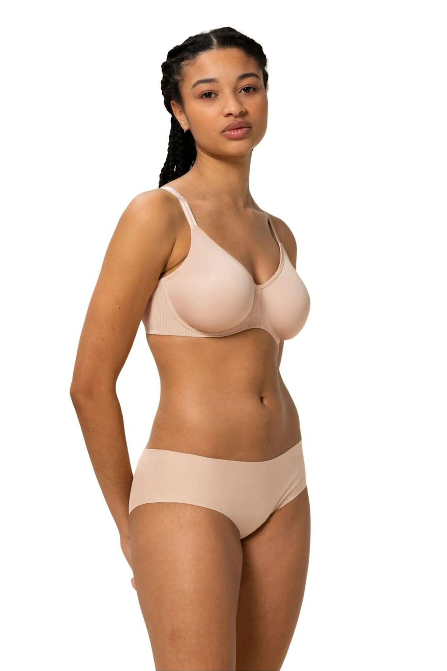 Triumph color carne - Urban - Reggiseno minimizer in microfibra
