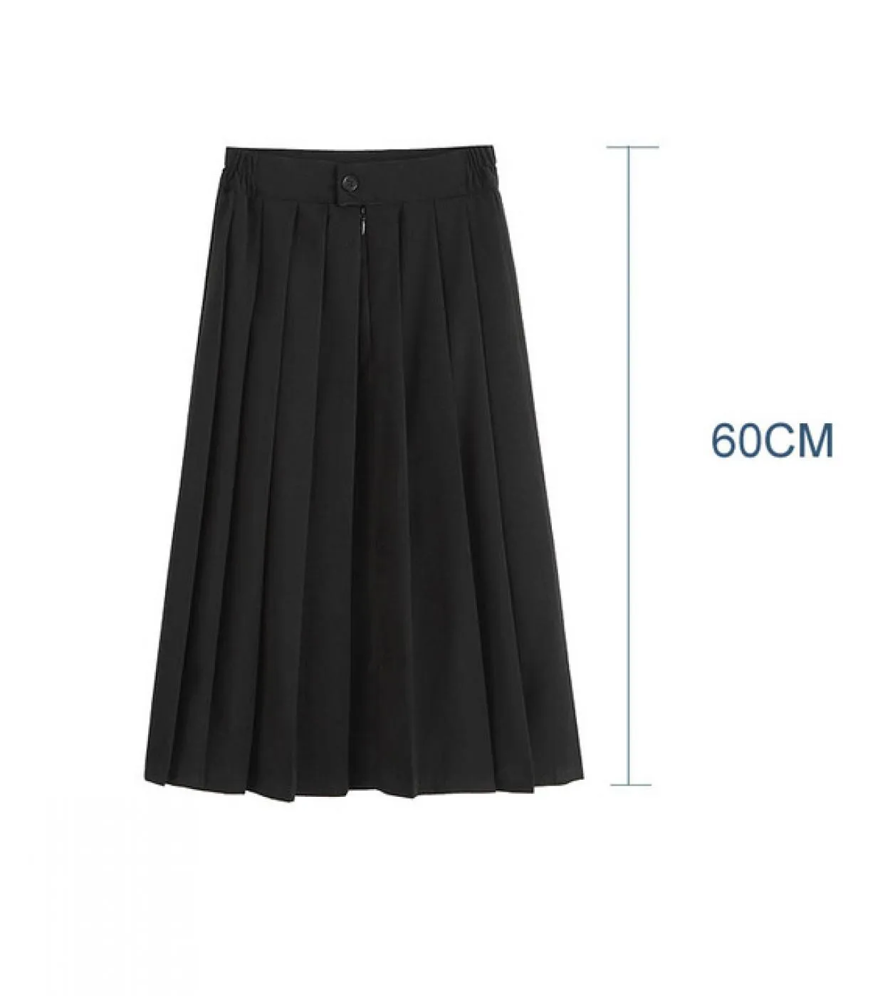 Uniformi scolastiche per ragazze Tuta plissettata tinta unita Pantaloni neri stile accademia per ragazze studentesse delle scuol