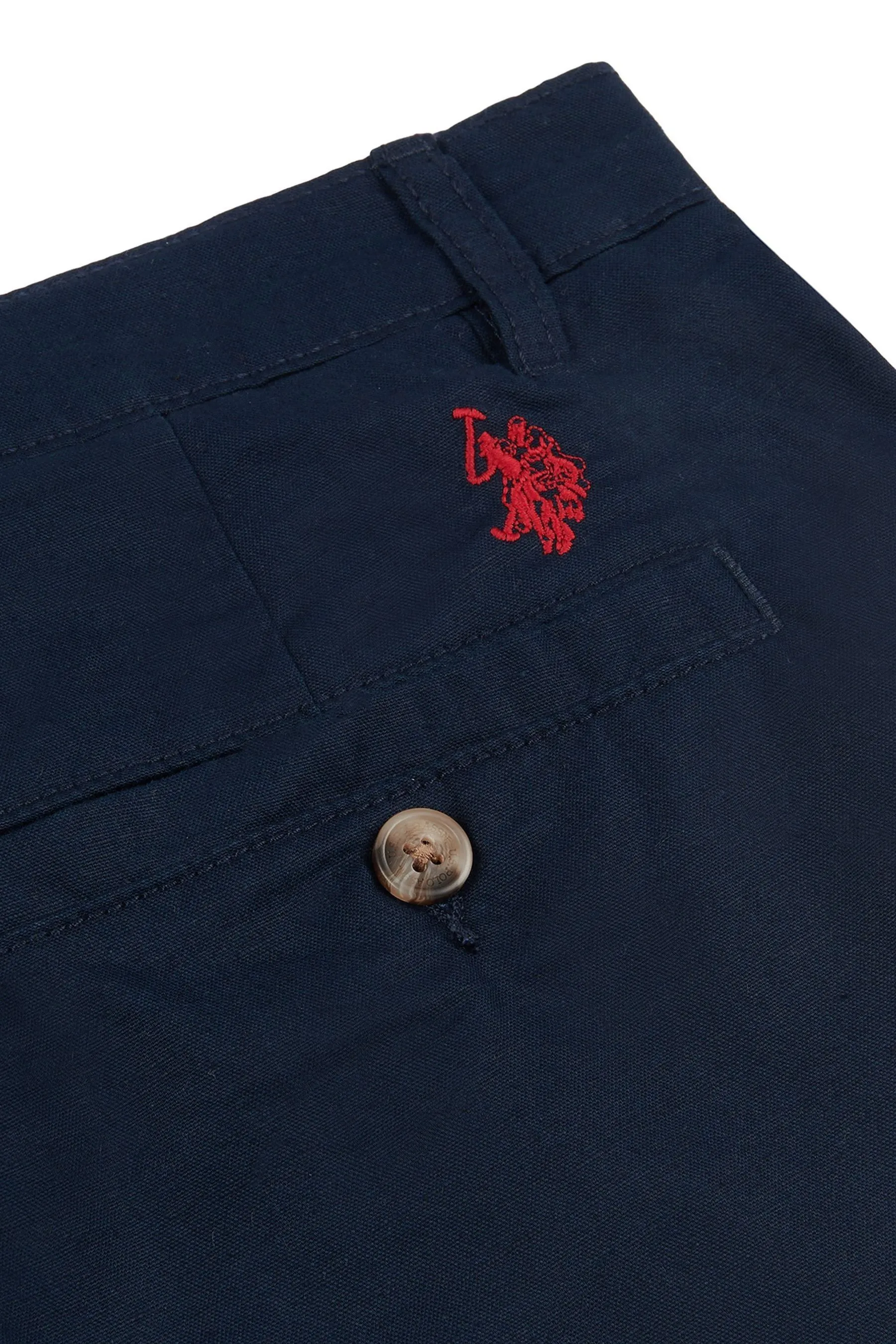 U.S. Polo Assn. Uomo - Blend Pantaloni chino in lino