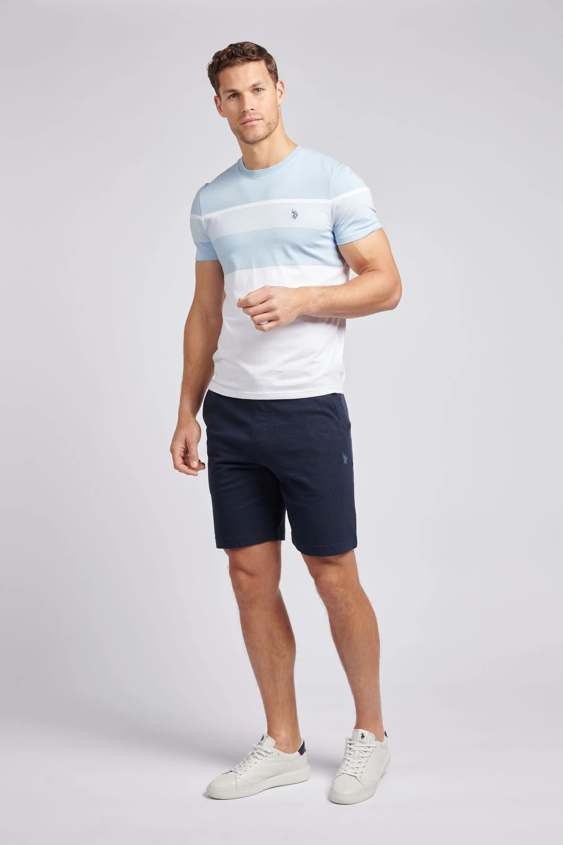 U.S. Polo Assn. Uomo - Terry - Shorts classici testurizzati