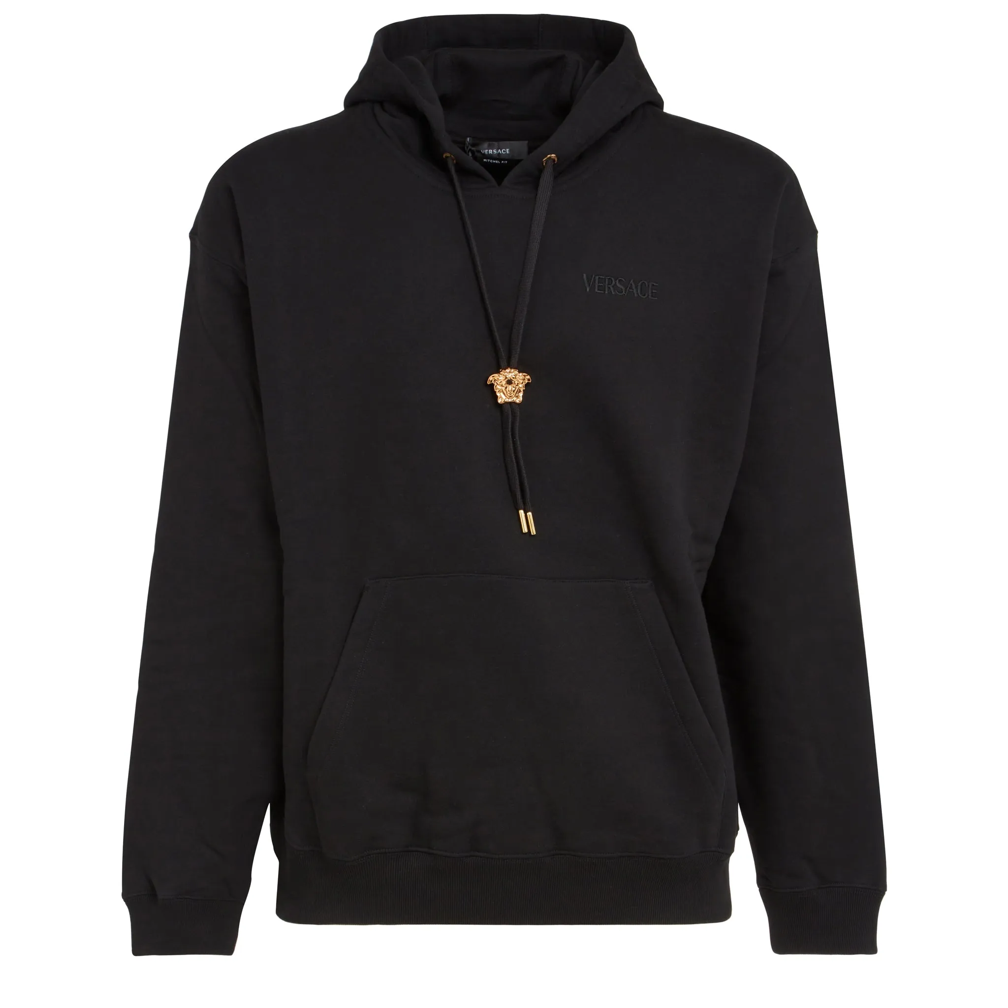 VERSACE  Felpa ''Medusa'' in cotone nera
