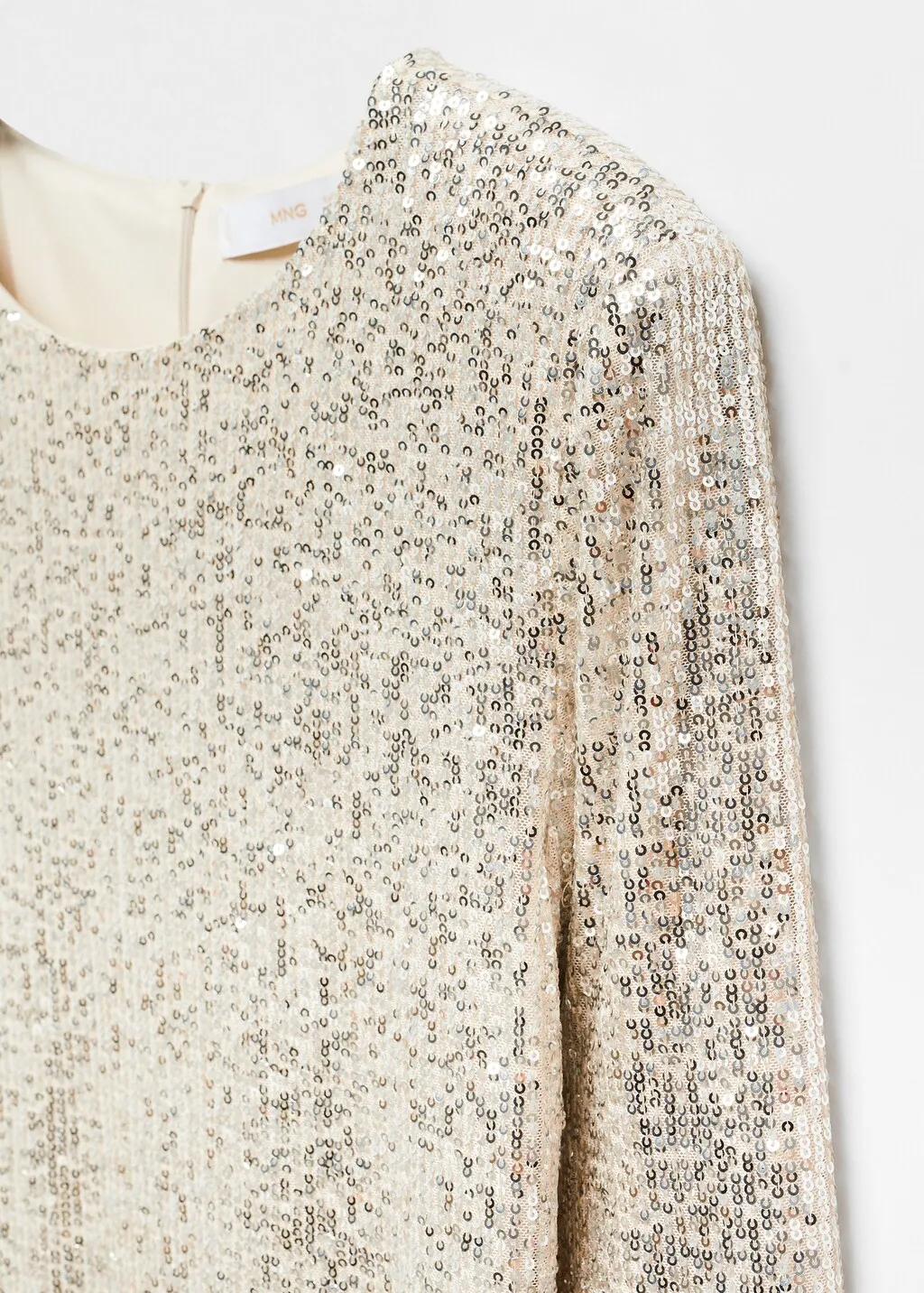 Vestito corto avvitato paillettes