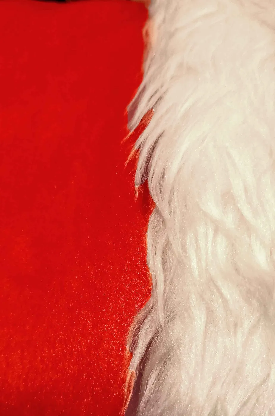 Vestito da Babbo Natale lucido effetto seta