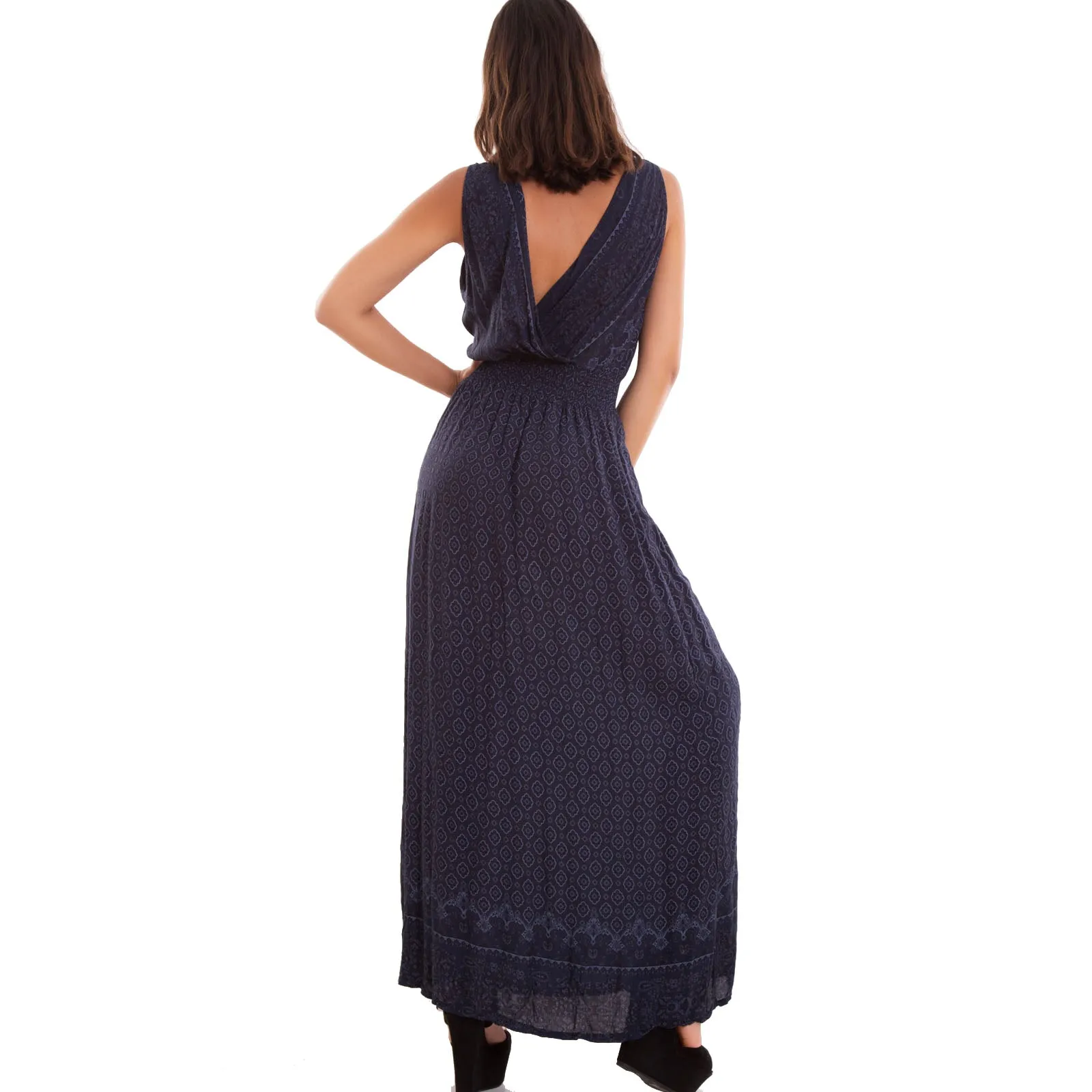 Vestito donna abito lungo AS-5734