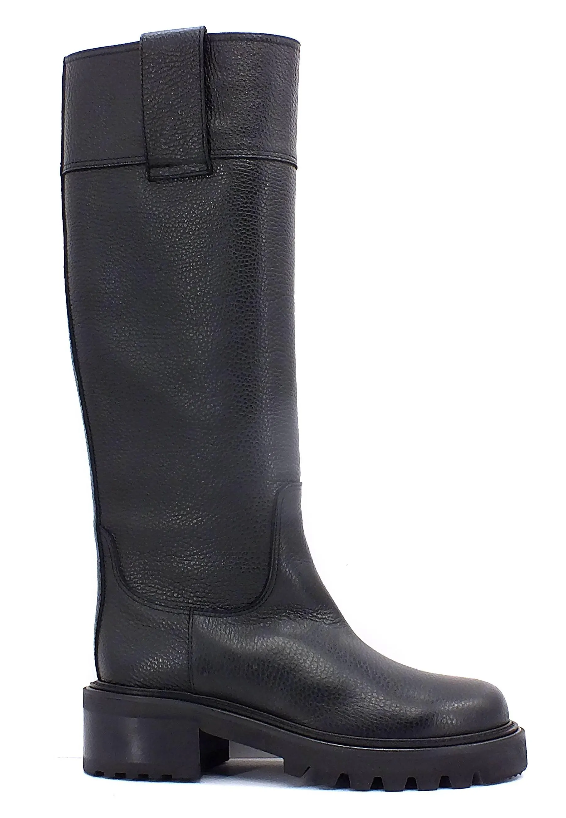 VIA ROMA 15 Stivale Leather Donna Nero 3831
