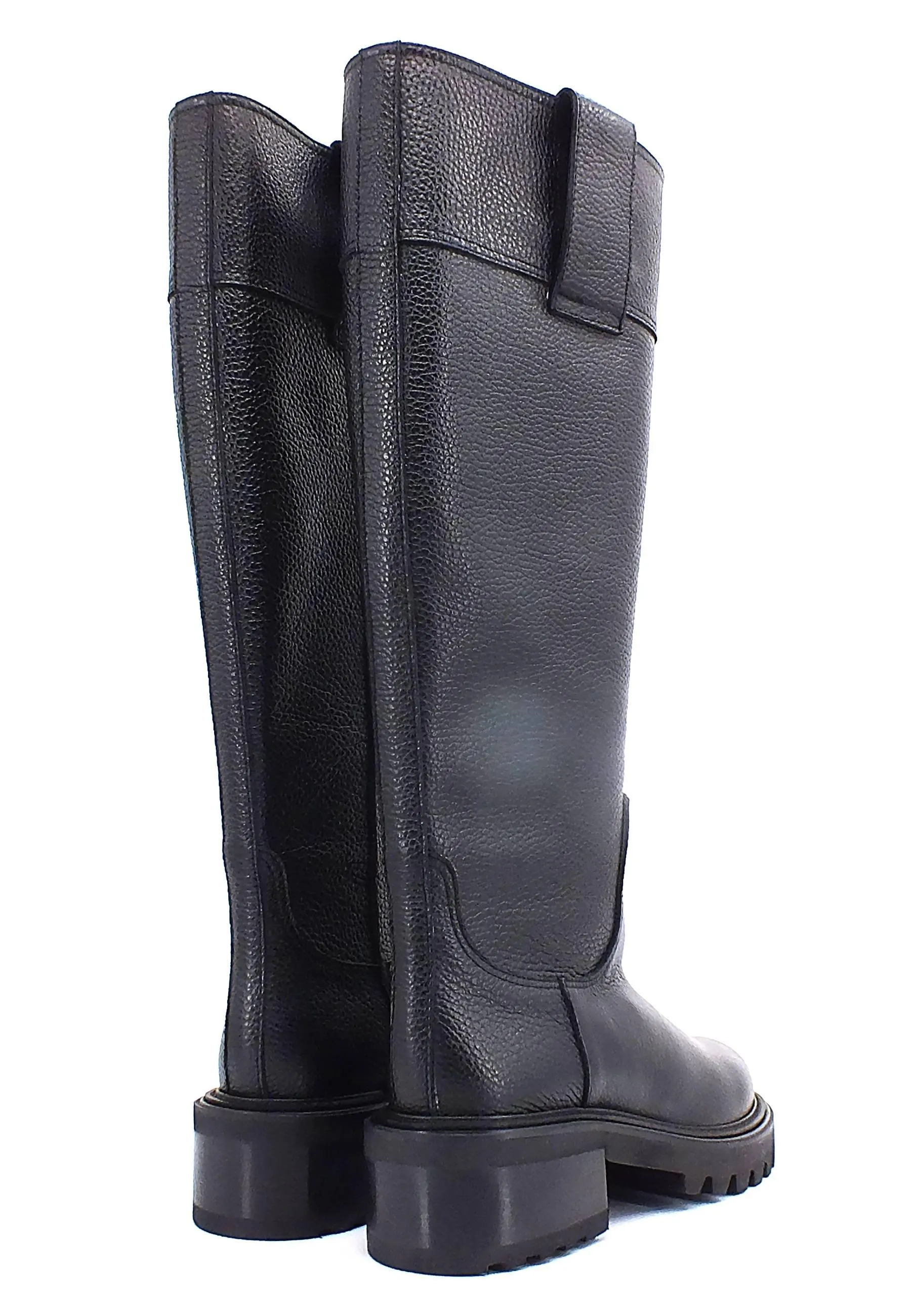 VIA ROMA 15 Stivale Leather Donna Nero 3831