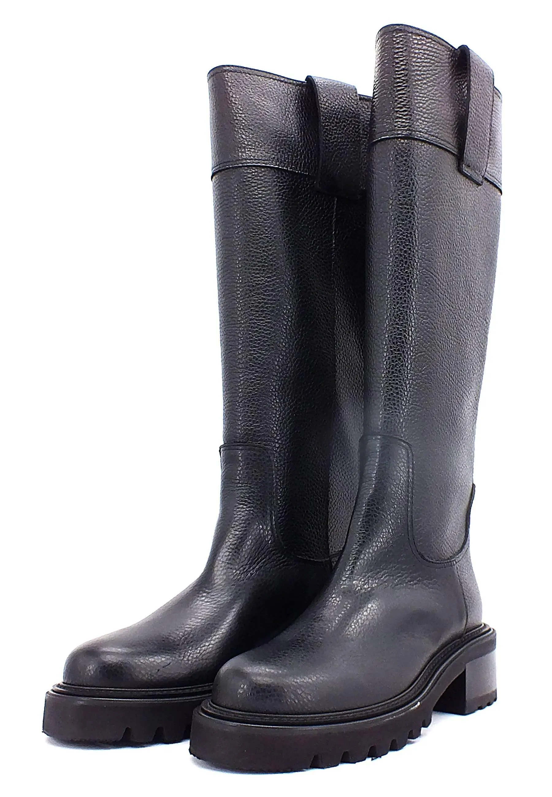 VIA ROMA 15 Stivale Leather Donna Nero 3831