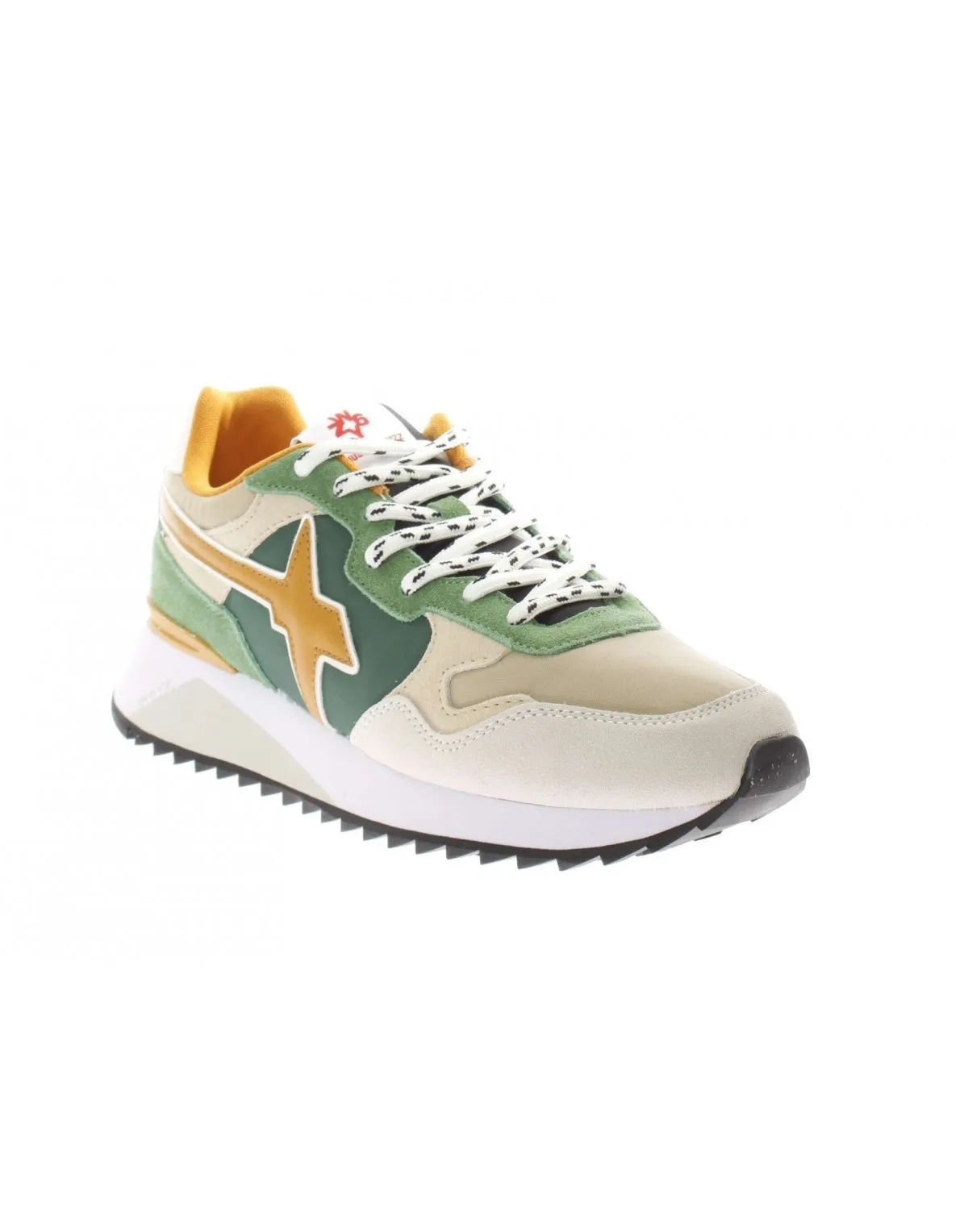 W6YZ  Sneaker  Yak Camoscio E Tessuto