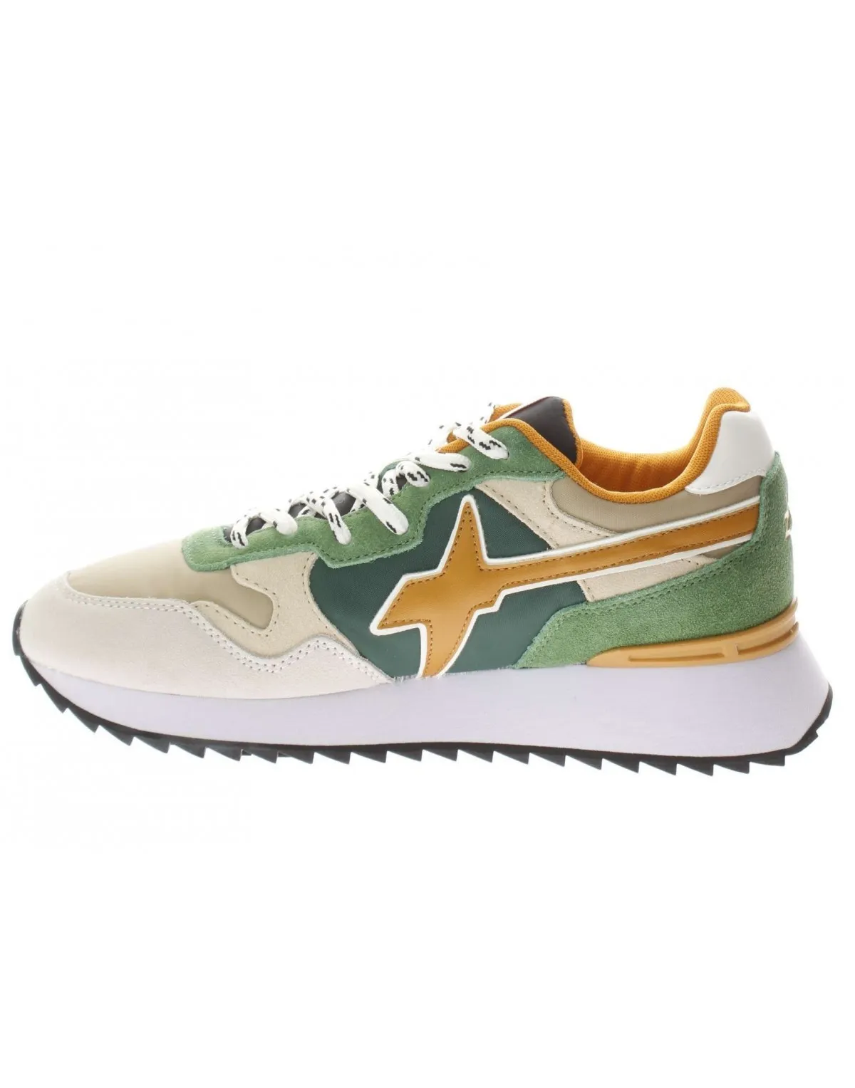 W6YZ  Sneaker  Yak Camoscio E Tessuto