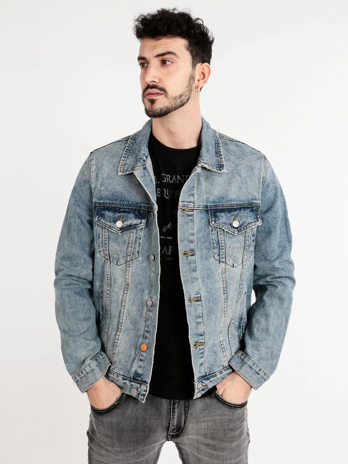 Warren Webber Veste en jean homme