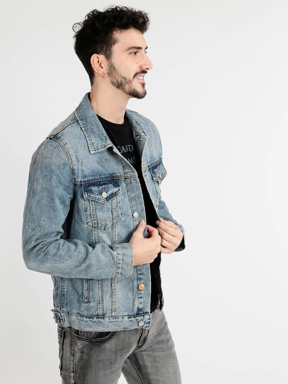 Warren Webber Veste en jean homme