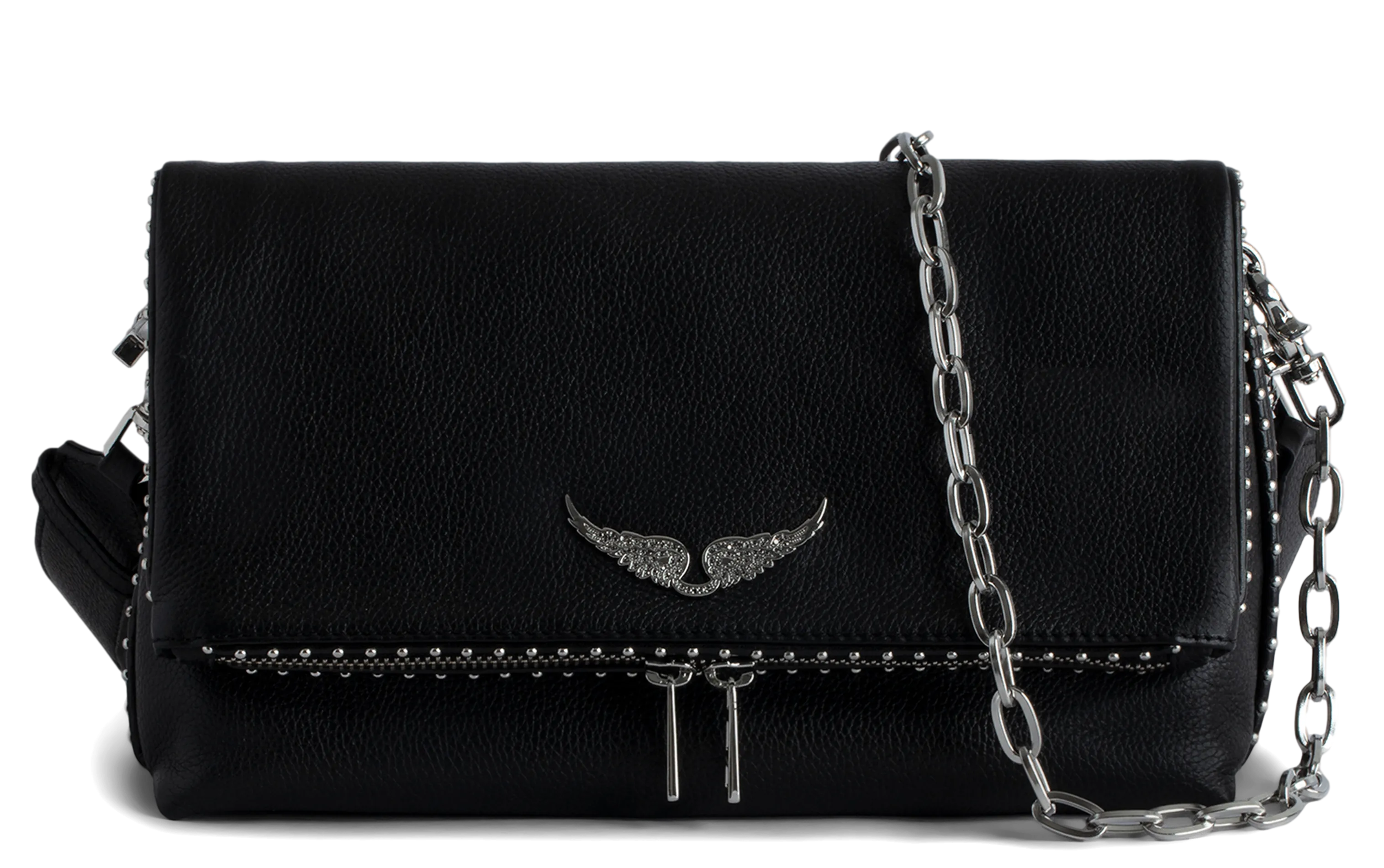  ZADIG&VOLTAIRE   ROCKY - Borsa in pelle con borchie | Nero