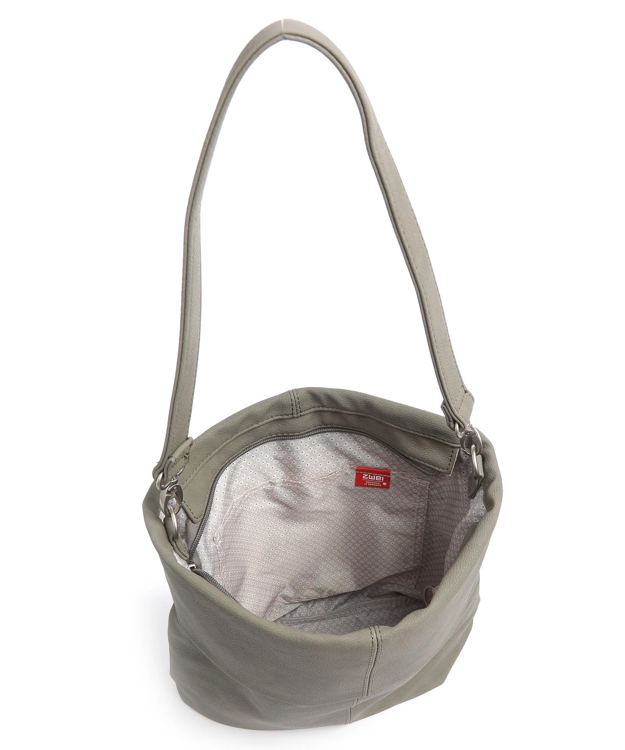  Zwei Mademoiselle.M M12 Borsa hobo pelle sintetica taupe  